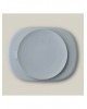 Interbaby Silicone Suction Divider Plate with Lid Blue