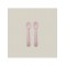 Interbaby Silicone Fork and Spoon Pink Interbaby Silicone Fork and Spoon Pink