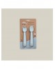 Interbaby Silicone Fork and Spoon Blue
