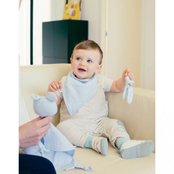 Interbaby Bamboo Bandana Bib Pink