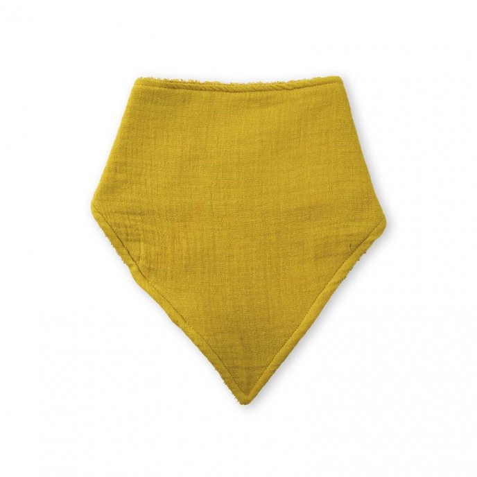 Interbaby Bamboo Bandana Bib Ochre Interbaby Bamboo Bandana Bib Ochre