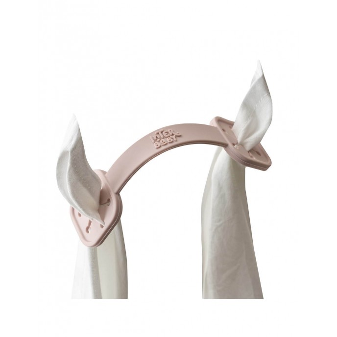Interbaby Silicone Bib Clips Pink