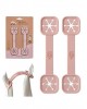 Interbaby Silicone Bib Clips Pink