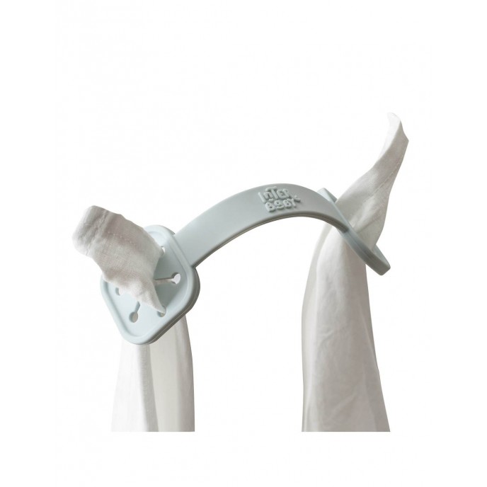 Interbaby Silicone Bib Clips Blue