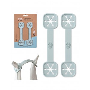 Interbaby Silicone Bib Clips Blue