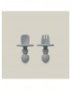 Interbaby Silicone Training Cutlery Grey