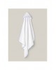 Interbaby Hooded Towel Heart White Blue