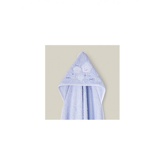 Interbaby Hooded Towel Mon Petit Blue