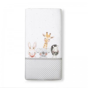 Interbaby Bedding Set Animals Gray Interbaby Bedding Set Animals Gray