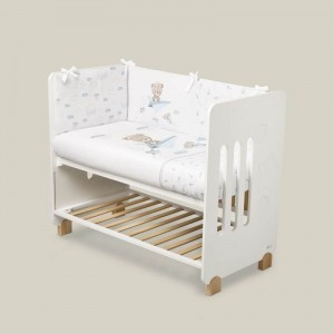 Interbaby Bedding Set Paper Plane Blue