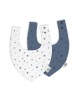 Interbaby Bandana Bib 2pk Sun Stars Blue