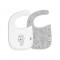 Interbaby Bib 2pk Animals Grey