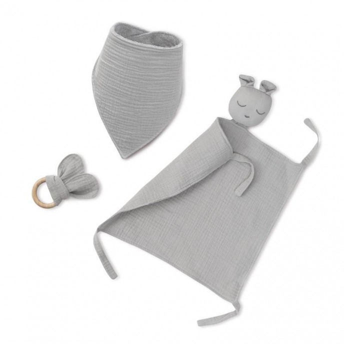 Interbaby Bamboo Set 3pc Gray