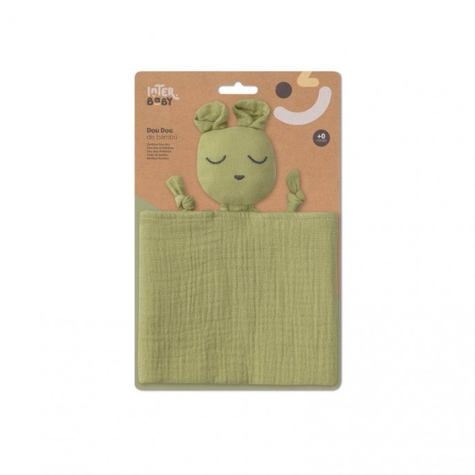 Interbaby Bamboo Doudou Comforter Olive Interbaby Bamboo Doudou Comforter Olive