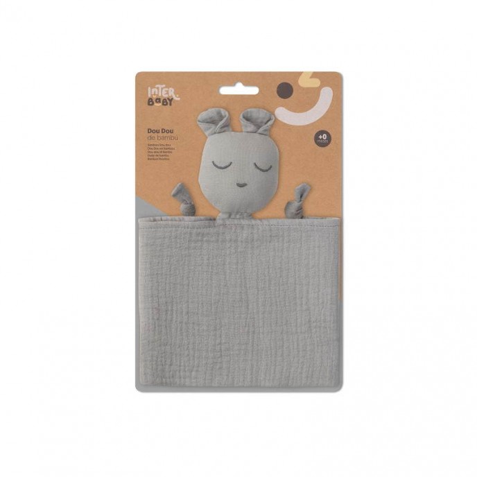 Interbaby Bamboo Doudou Comforter Gray Interbaby Bamboo Doudou Comforter Gray