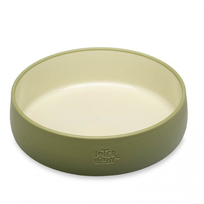 Interbaby Tableware 4pc Set Olive Interbaby Tableware 4pc Set Olive