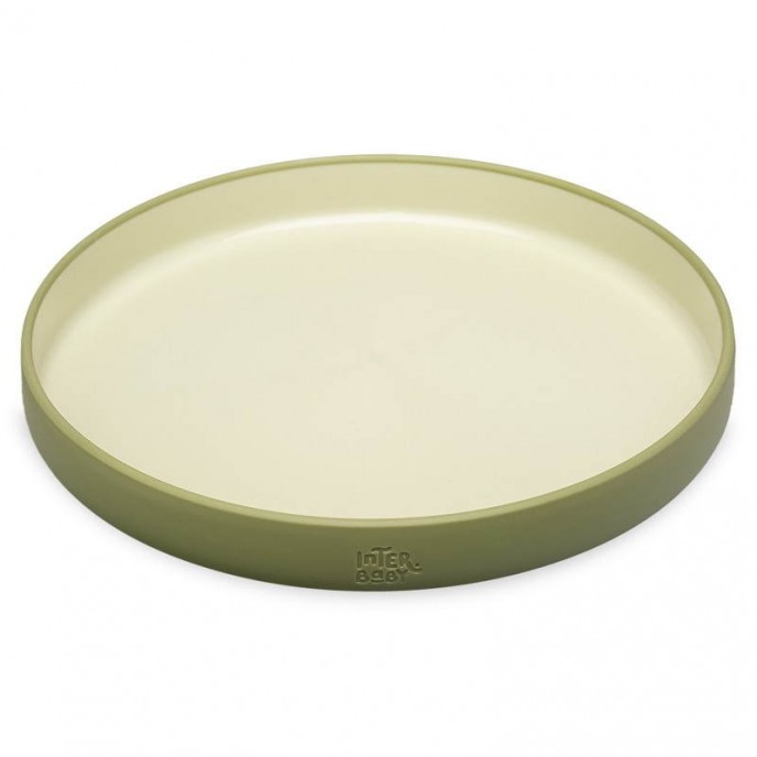 Interbaby Tableware 4pc Set Olive Interbaby Tableware 4pc Set Olive