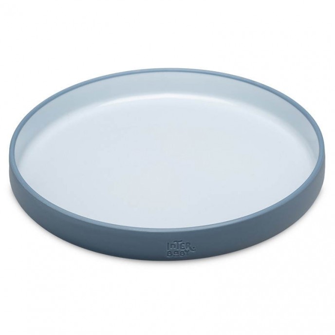 Interbaby Tableware 4pc Set Blue Interbaby Tableware 4pc Set Blue