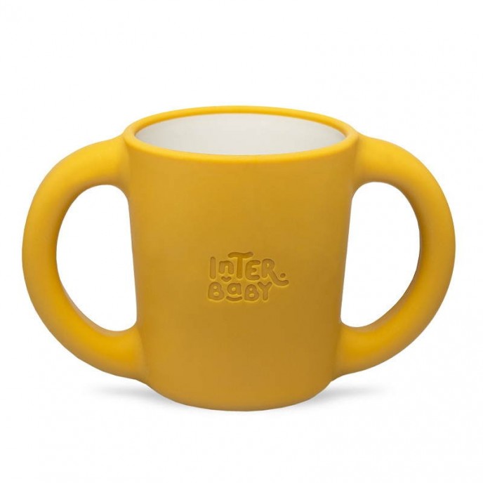 Interbaby Tableware 4pc Set Ochre Interbaby Tableware 4pc Set Ochre