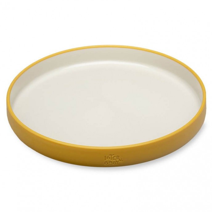 Interbaby Tableware 4pc Set Ochre Interbaby Tableware 4pc Set Ochre