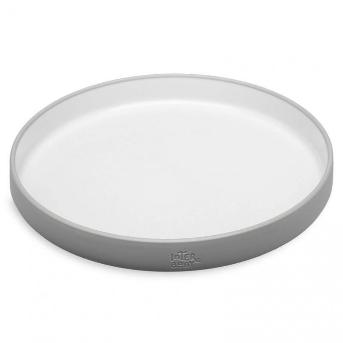 Interbaby Tableware 4pc Set Gray Interbaby Tableware 4pc Set Gray