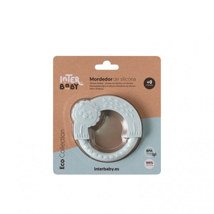 Interbaby Silicone Teether Blue Interbaby Silicone Teether Blue