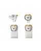 Interbaby Hand and Foot Rattles Lion