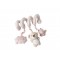 Interbaby Spiral Toy Bear Pink Interbaby Spiral Toy Bear Pink