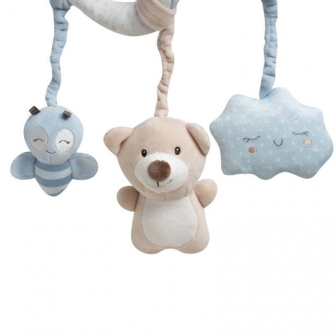 Interbaby Spiral Toy Bear Blue