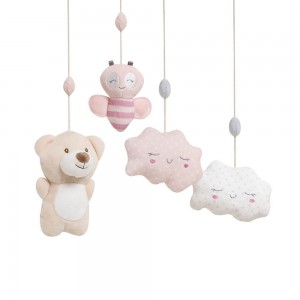Interbaby Musical Mobile Bear Pink Interbaby Musical Mobile Bear Pink