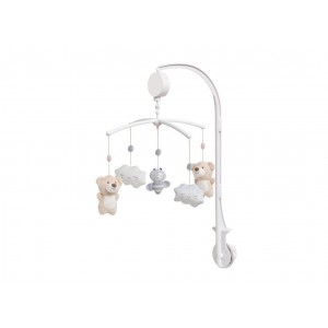 Interbaby Musical Mobile Bear Grey Interbaby Musical Mobile Bear Grey
