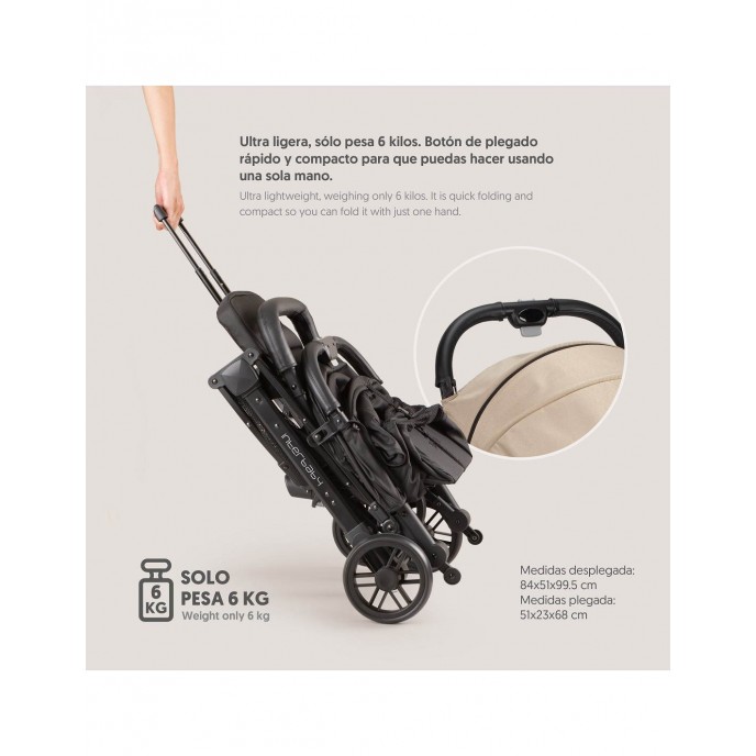 Interbaby Stroller Space Plus Beige