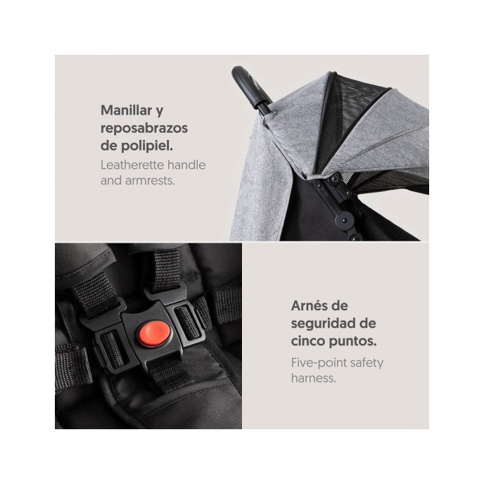 Interbaby Stroller Space Plus Grey Interbaby Stroller Space Plus Grey