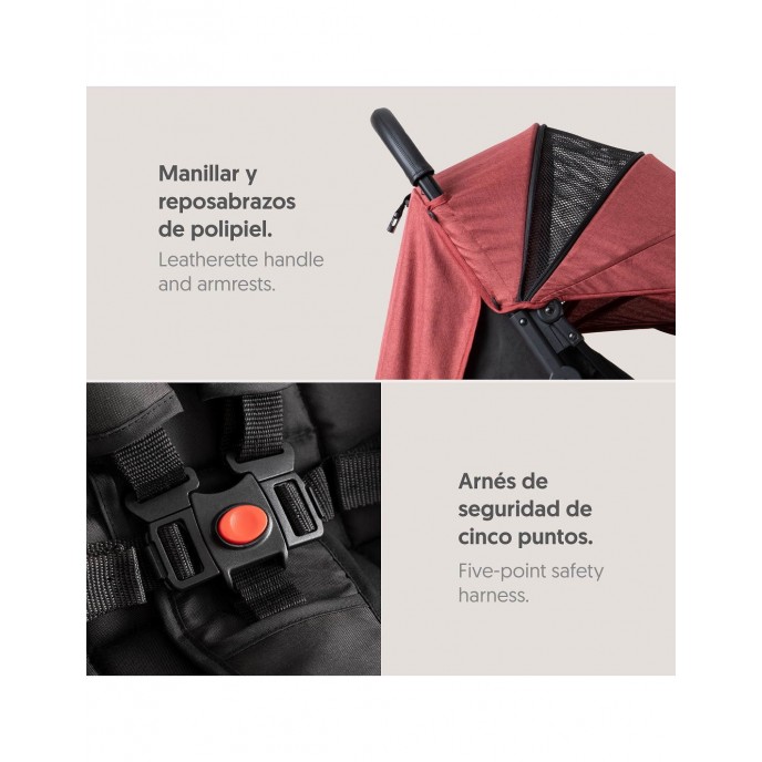 Interbaby Stroller Space Plus Red