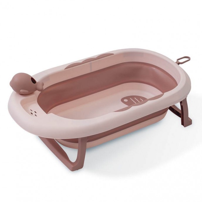 Interbaby Foldable Bath and Rinse Cup Pink