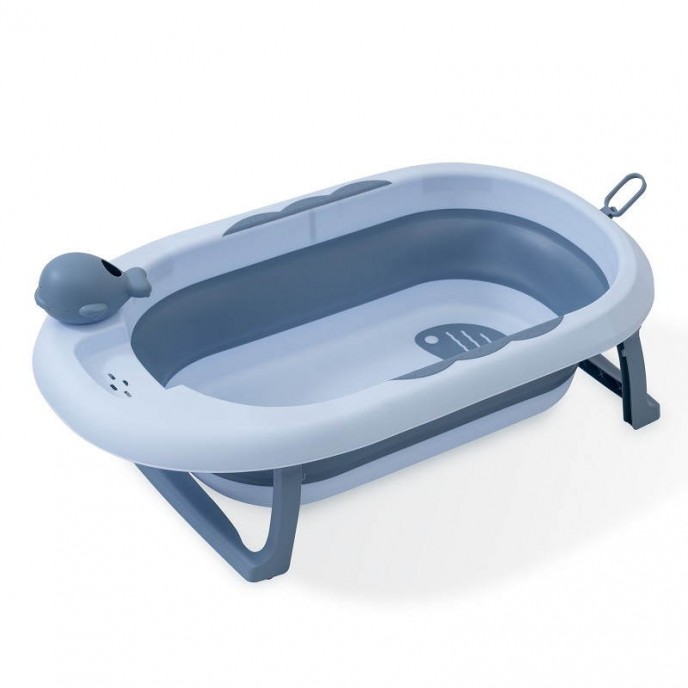 Interbaby Foldable Bath and Rinse Cup Blue