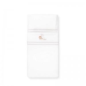 Interbaby Cot Sheets Set Cotton Lion Pink Interbaby Cot Sheets Set Cotton Lion Pink