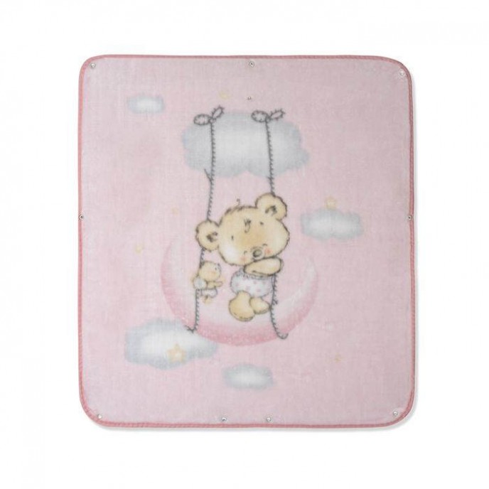 Interbaby Blanket and Sleeping Bag Bear Pink Interbaby Blanket and Sleeping Bag Bear Pink