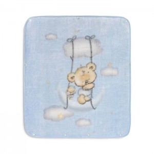 Interbaby Blanket and Sleeping Bag Bear Blue Interbaby Blanket and Sleeping Bag Bear Blue