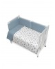 Interbaby Bedding Set Jungle White Petrol Blue
