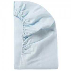 Interbaby Fitted Sheet Cotton Cot 60x120cm Blue