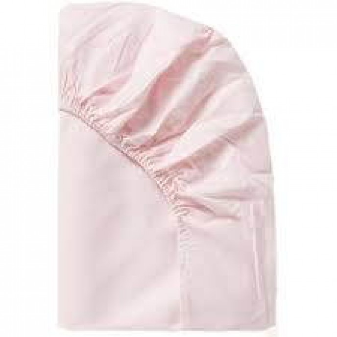 Interbaby Fitted Sheet Cotton Crib 80x55cm Pink Interbaby Fitted Sheet Cotton Crib 80x55cm Pink