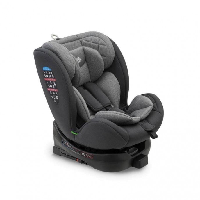 Interbaby Carseat I-Size ISOfix 360 Sella Grey (40-150cm)