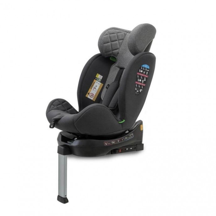 Interbaby Carseat I-Size ISOfix 360 Sella Grey (40-150cm)