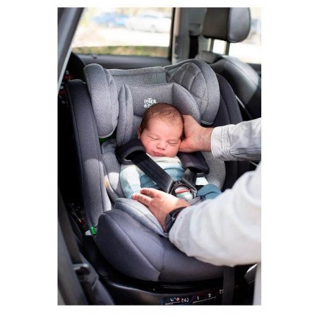 Interbaby Carseat I-Size ISOfix 360 Sella Grey (40-150cm)