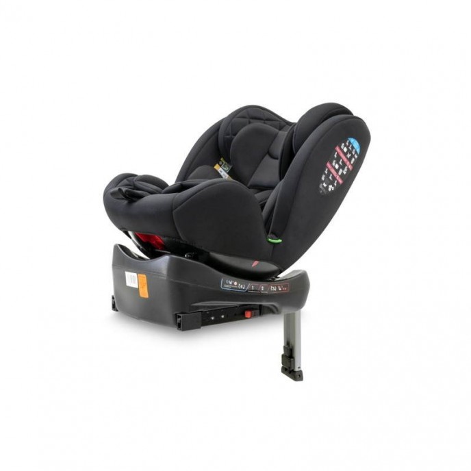 Interbaby Carseat I-Size ISOfix 360 Sella Black (40-150cm)