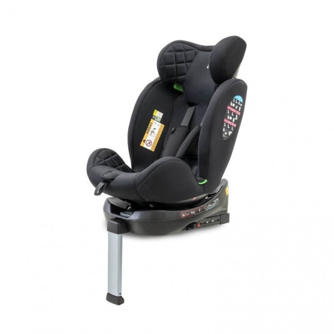Interbaby Carseat I-Size ISOfix 360 Sella Black (40-150cm)