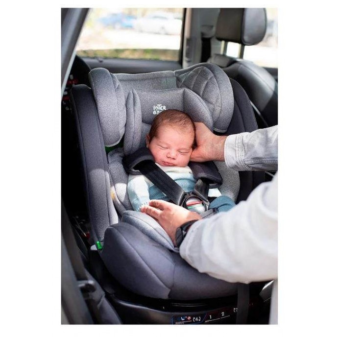 Interbaby Carseat I-Size ISOfix 360 Sella Black (40-150cm)