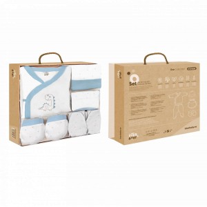 Interbaby Gift Set 5pc Dino Blue Interbaby Gift Set 5pc Dino Blue