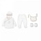 Interbaby Gift Set 5pc Dino Beige Interbaby Gift Set 5pc Dino Beige